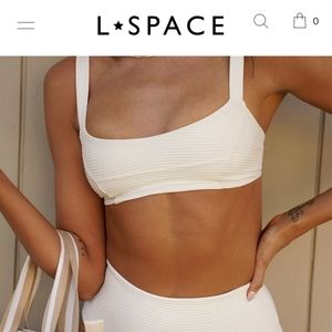 LSPACE Jess bikini top Size XS